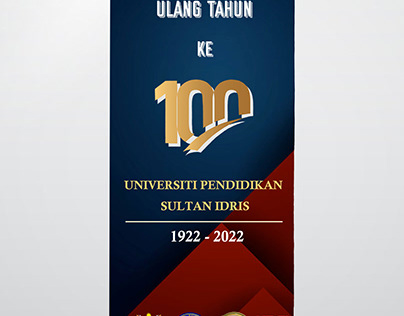 100th anniversary banner UPSI