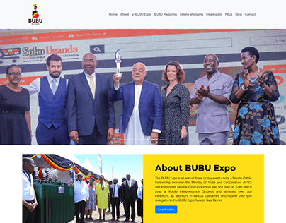 BUBU Expo Website Design