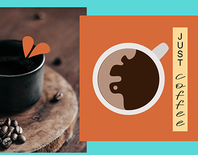 Social media banner for a coffee shop