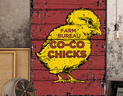 co-co chicks farm poster