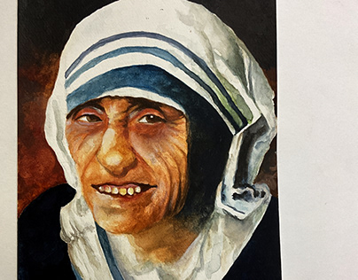 mother Teresa portrait