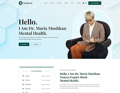 MindFresh – Psychology & Counseling WordPress Theme