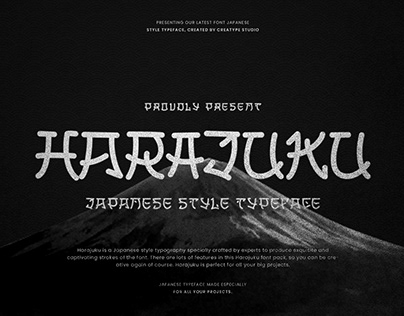 HARAJUKU JAPANESE STYLE - FREE FONT