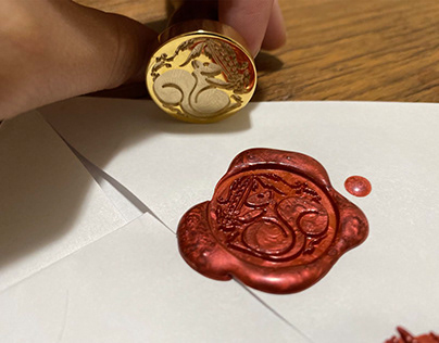 Squirrel Illustration for Brass Stamp/Wax Seals