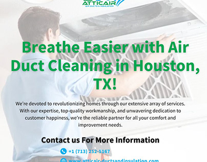 Breathe Easier with Air Duct Cleaning in Houston, TX!