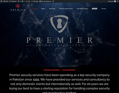 Security Services Website