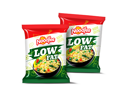 Mr Noodles Low Fat Packaging Design