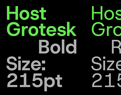 Host Grotesk - Free Font