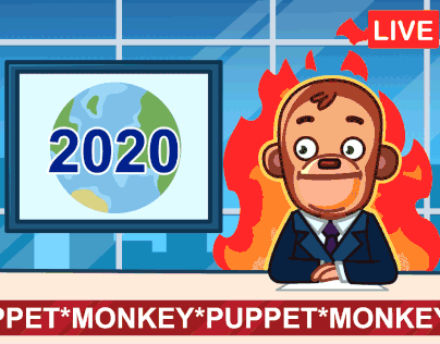 Monkey Puppet - Telegram Animated Stickers