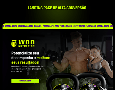 Wod Nutrition - Landing Page