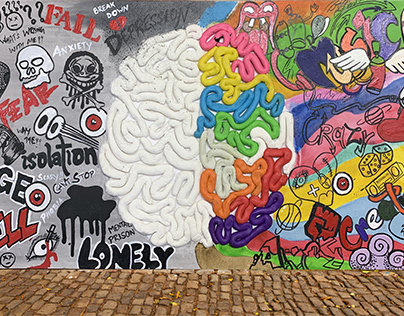 Conceptual Graffiti Wall Art