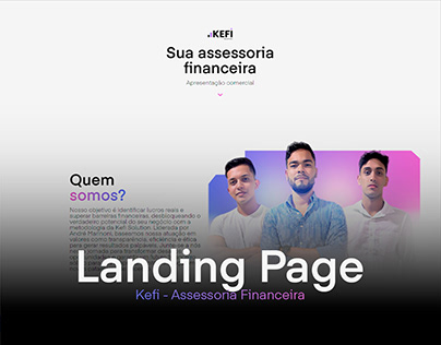 Landing Page - Assessoria Financeira