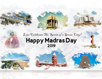 Madras day poster