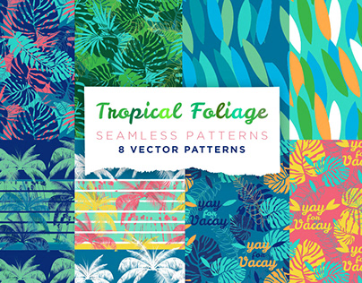 Tropical Foliage - Pattern Design