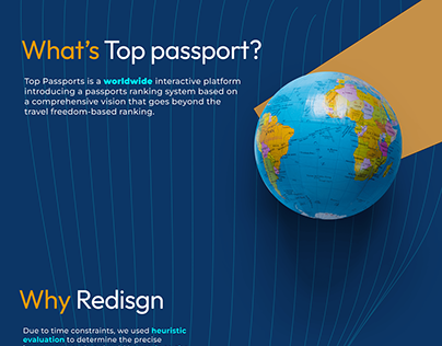 Top passports | Interactive website design UI/UX