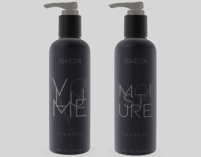 Iskeda Icelandic Shampoo Package Design