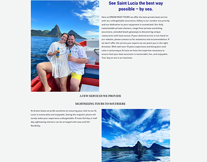 Dream boat tours & private charters