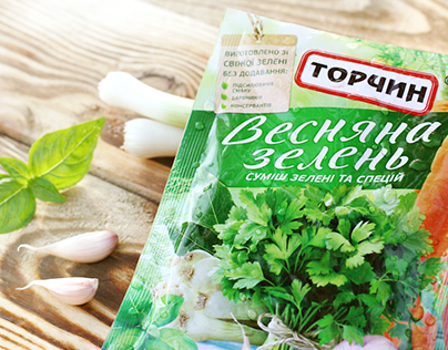 Torchyn Spring Herbs. Packaging renovation