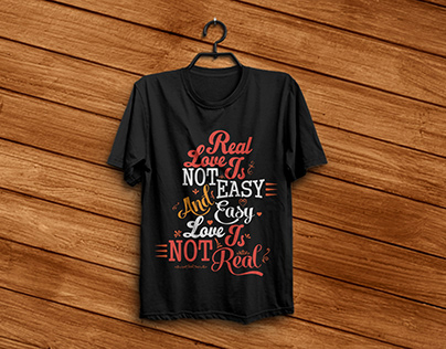 Love Typography T-Shirt Design