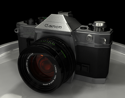 Canon AE1 3D Model
