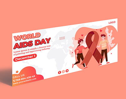 World Aids Day For Facebook Cover Design