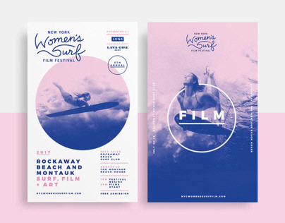 New York Women's Surf Film Festival Branding