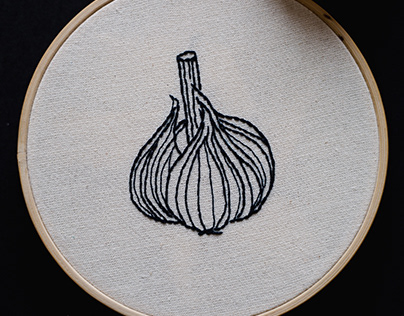 Embroidery: Garlic