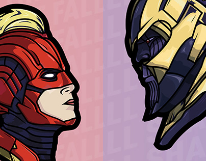 Capitana Marvel / Thanos