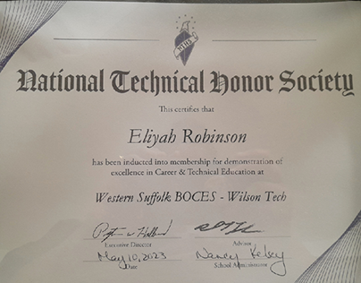 Nationals Tech Honor Society