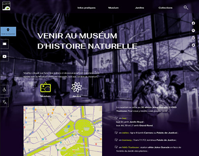 Museum d'Histoire Naturelle | Website redesign