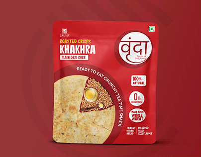 Khakhra Packaging Design by Creativeline