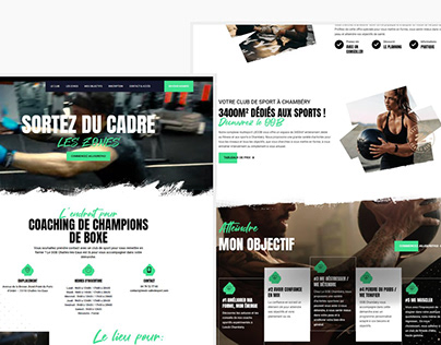 Project thumbnail - LE OOB Gym & Boxing Website