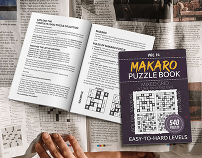 Makaro Puzzle Book For Adults Vol 14