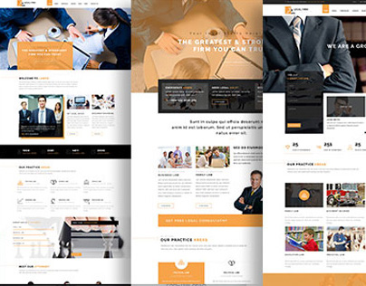 Litigation - Law Firm PSD Template
