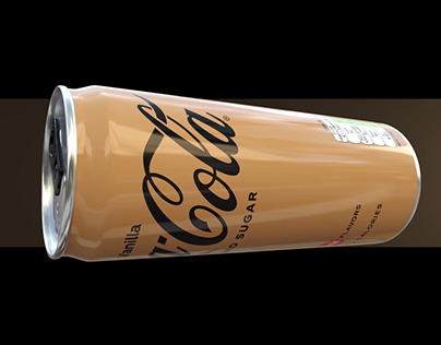 Coca Cola Vanilla 3D animation