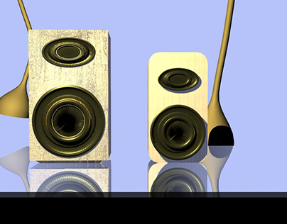 3 D modeling speaker