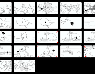 Bimi Boo and friends (Animatic and Storyboards)
