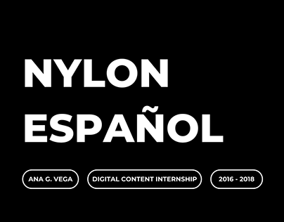 Nylon Español Magazine - Digital Content Internship