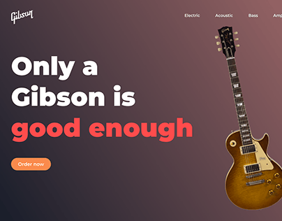 Gibson guitar animation