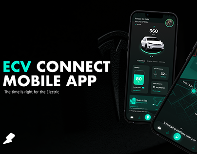 EV charging app Ui design