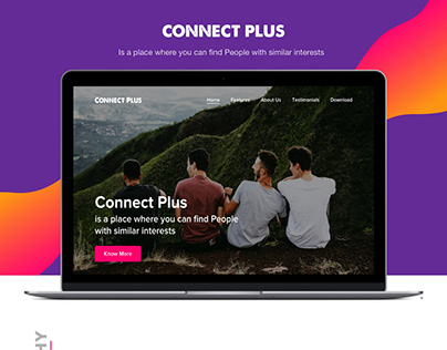 Website: Marketing page for CONNECT PLUS