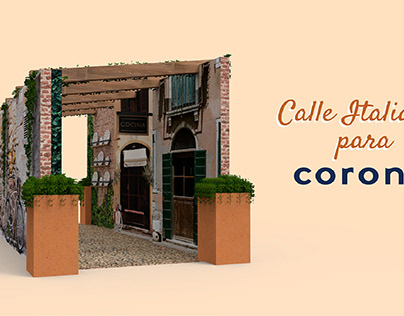 Project thumbnail - Stand modular Calle Italiana Vajillas Corona