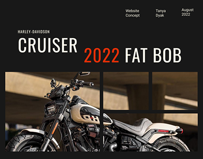 Harley Davidson Cruiser 2022 Fat Bob Concept