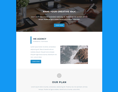 html email template for business idea