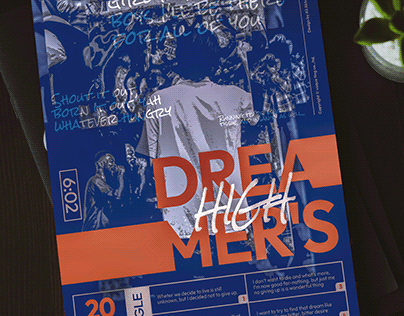 Music Poster Design | Dreamer's High - Radwimps