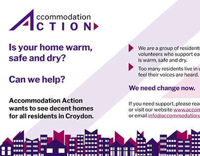 Accommodation Action flyer for print and social media