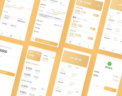 ux design of an finance app