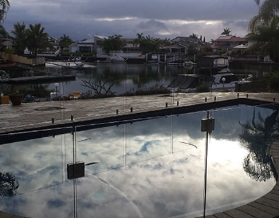 Frameless Glass Pool Fencing Gold Coast | Allglassand