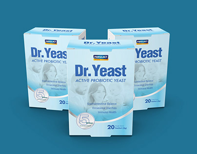 Dr. Yeast Probiotic Supplement Packaging