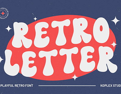 Retro Letter – Retro Groovy Font
